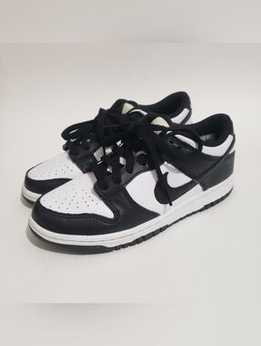 Nike Dunk Low Panda Black White GS 5Y CW1590-100 Youth Shoes Womens 6.5  Kept We